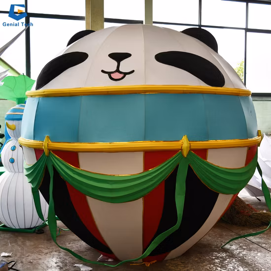 Chinesische Neujahrsgartenlaterne im Freien, LED-Licht, Drachenlaternen-Show